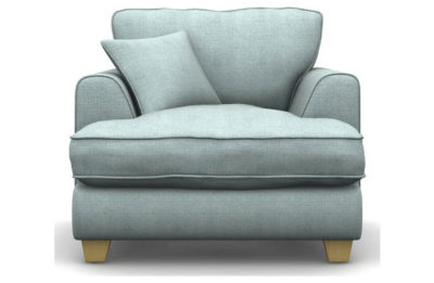 Heart of House Hampstead Fabric Chair - Blue